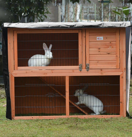 Bunny Rabbit Hutch Cover For Winter Garden Outdoor Waterproof Small