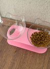 Non-slip Double Cat Bowl Dog Bowl With Stand Pet Feeding Cat Water