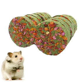 Pet Teeth Grinding Toys Hamster Rabbit Grass Cake Natural Small Animal