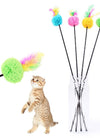 Pet cat Interactive toy Cute Design Bell and bird