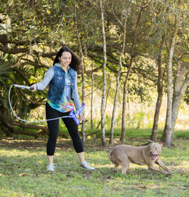 Squishy Face Studio Flirt Pole V2 Dog Exercise & Training Toy